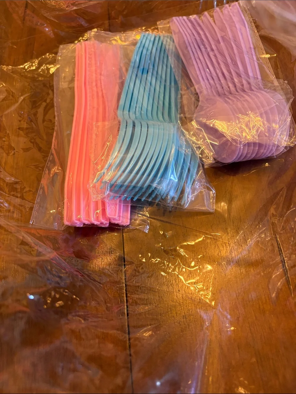 Unbranded Pastel Mermaid Party Tableware Set - Pink, Blue & Purple